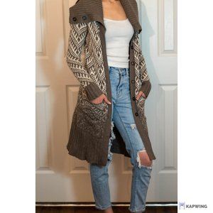 Banana Republic Merino Wool Long Cardigan